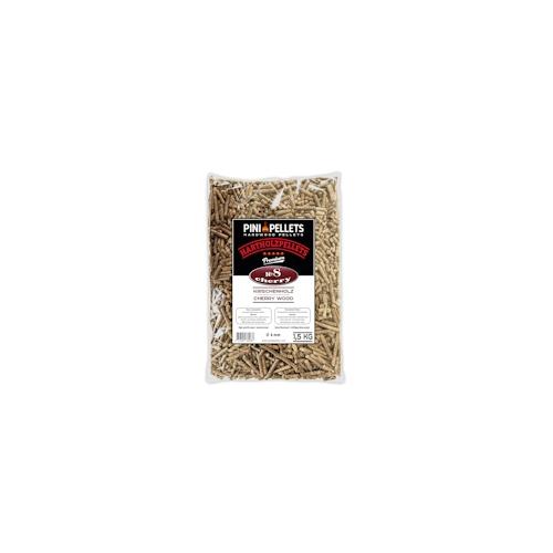 PINI Grillpellets Nr. 8 Kirsche 1,5 kg BBQ Hartholzpellets zum Grillen Räuchern Smoken