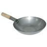 Vogue Stahl Wok flacher Boden 35,5cm