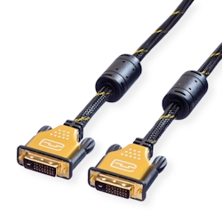 ROLINE GOLD Monitorkabel DVI, ST-ST, (24+1) dual link, 3 m Image