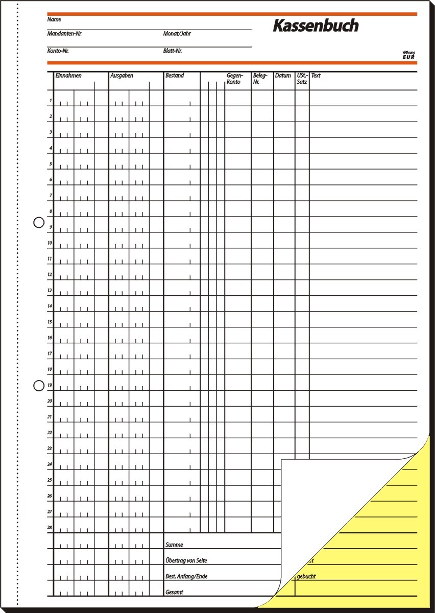 Sigel SD056 EDV-Kassenbuch DIN A4 Image