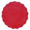 1-PACK 400x Tassenuntersetzer Glasuntersetzer Airlaid O 9cm rot