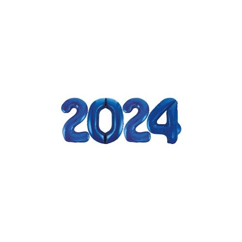 Folienballon 2023 blau Silvester XL Ballon