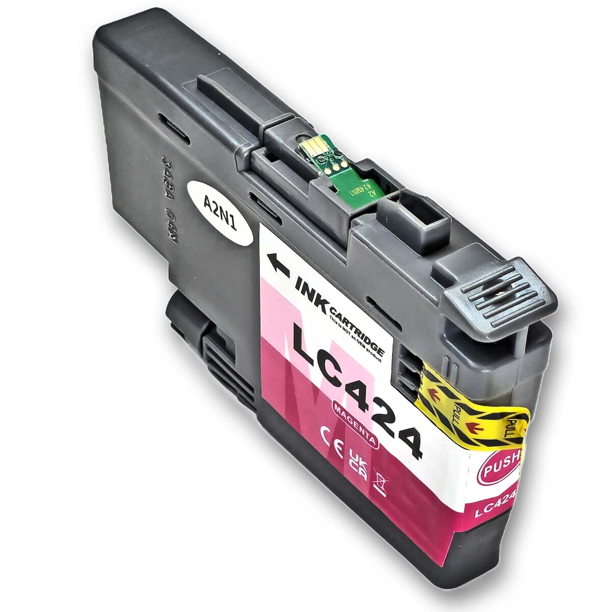 Kompatibel Brother LC-424M Magenta Rot Druckerpatrone für 750 Seiten von Gigao Image