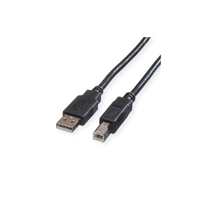 ROLINE GREEN USB 2.0 Kabel, Typ A-B, schwarz, 1,8 m