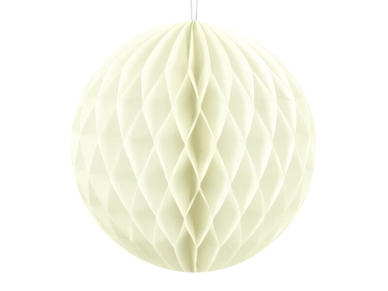 Wabenball elfenbein 40 cm Image