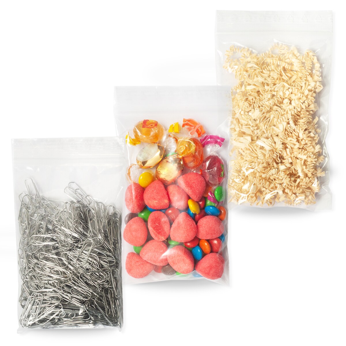 KK Verpackungen 400x Druckverschlussbeutel 180x250 mm 50 my LDPE ZIP Beutel Schnellverschlussbeutel Image