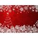 Tischsets | Platzsets - Weihnachten - Weihnachtsbaum mit Schneekristallen - 12 Stück aus Premium Papier – Die Tischdekoration für die Weihnachtszeit