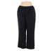 Alfred Dunner Casual Pants - High Rise: Black Bottoms - Women's Size 20