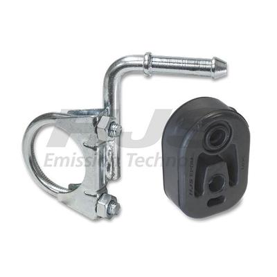 HJS Halter, Abgasanlage links 42mm für MERCEDES-BENZ A171.490.00.22 171.490.00.22 82 13 4375