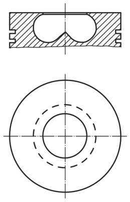 MAHLE Kolben Universal 008 35 02 Image