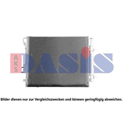 AKS DASIS Kondensator, Klimaanlage für HYUNDAI KIA 97606C5050 562066N