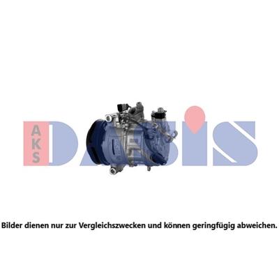 AKS DASIS Kompressor, Klimaanlage 12V für PORSCHE 95B260805B 95B260805 853071N