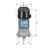 UFI Universal 174mm für KALMAR IRION DYNAPAC 124218 902198 27.379.00