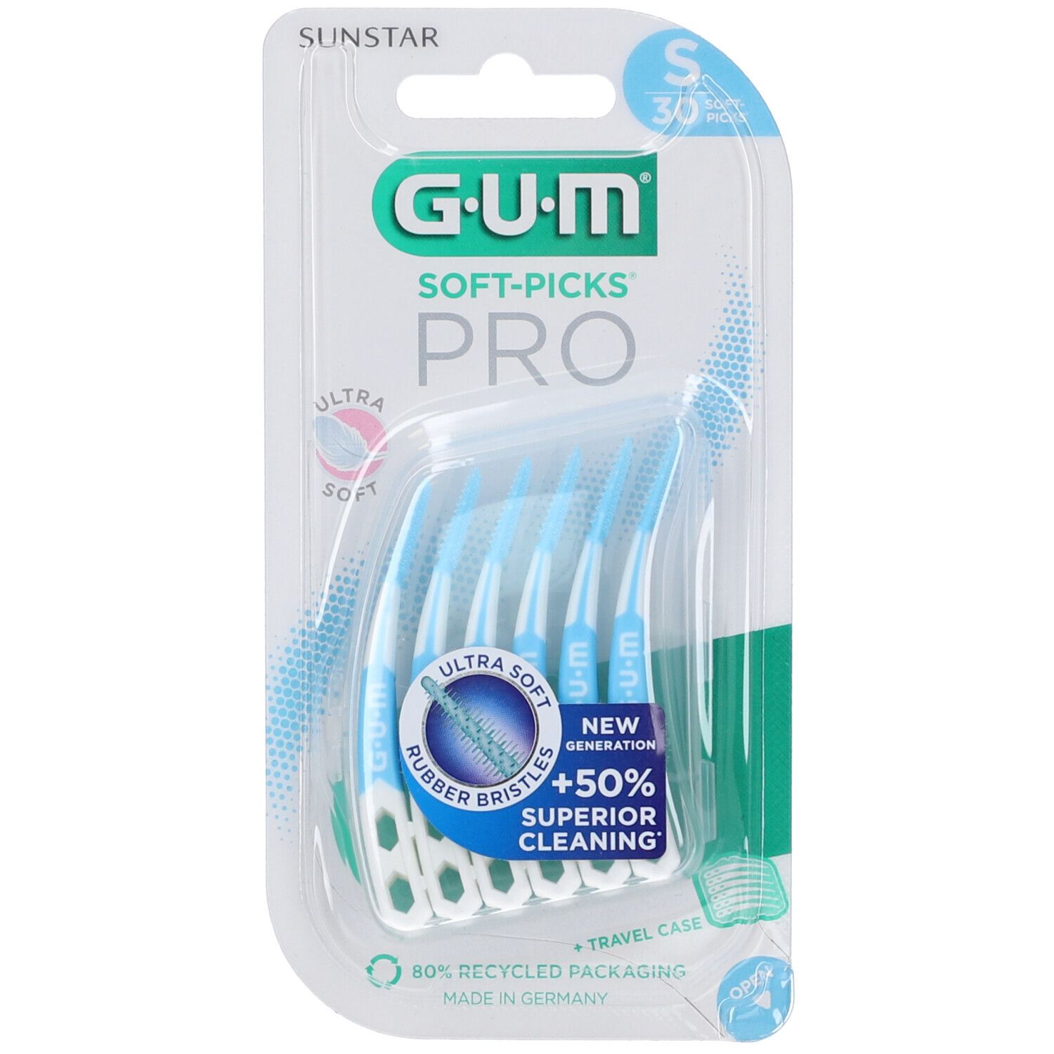 GUM Soft-Picks® PRO Scovolino Interdentale Setole Morbide Taglia S 1 p