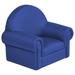 Factory Direct Partners Little Lux Chair Foam/Polyurethane, Leather in Blue | 28 H x 28 W x 22 D in | Wayfair 10494-BL