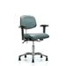 Latitude Run® Isabelly Task Chair Aluminum/Upholstered in Gray | 40 H x 27 W x 25 D in | Wayfair FB06BF6B4CF84016BE239D1204488009