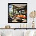Red Barrel Studio® Coral Black Mid Century Elevated Elegance II - Print Canvas, Cotton in White | 36 H x 36 W x 1.5 D in | Wayfair
