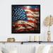 17 Stories Flag American Flag IV - Print Canvas, Cotton | 30 H x 30 W x 1 D in | Wayfair BC5447C728EE44E3A5D6CE939886EA08