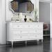 Darby Home Co Lievens 7 - Drawer Dresser Wood in White | 29.6 H x 55.2 W x 15.7 D in | Wayfair 1ECCCA1DDD4D4A839E9DA5A2A40350E8