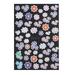 KAGAYD Flower Pattern Nail Sticker Decals 5D Hollow Pattern Nail Supplies Self-Adhesive Nail Decoration