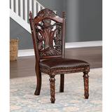 Abeena Traditional Cherry Solid Wood Side Chairs (Set of 2) by Furniture of America