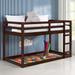 Kids Beds Twin Loft Bed with Ladder & Guardrail