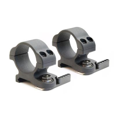 LaRue Tactical Ultra-Low QD Scope Mount Rings 30mm Black LT719