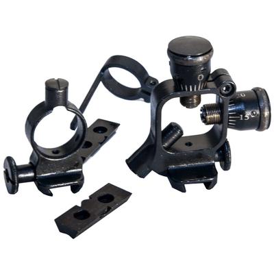 Hi-Lux Optics Wm. Malcolm USMC SNIPER Rifle Scope Mounting Kit Matte Black Small MUSMCMT