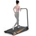 Under Desk Walking Pad Treadmill 15% Incline 2.0HP 240LBS with Remote Control