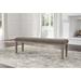 Signature Design by Ashley Lexorne Gray 63" Dining Bench - 63"W x 17"D x 20"H