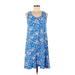 Draper James Casual Dress: Blue Dresses - Women's Size Small