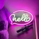 ConfrondeNeon Sign Led Neon Light Lampe pour Décoration Murale Forme Unique USB Alimenté par