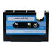 Creative Cassette Shaped Tape Dispenser With Tape Base Cutter Storage Container Pen Holder Desk Stationery Organizer Pencil Pot BLUE