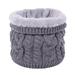 EUBUY Winter Tube Scarf Thermal Pullover Knitted Scarf Warm Windproof Neck Warmer for Outdoor Activities Cycling Riding Skiing Dark Gray