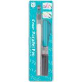 Pilot Parallel Pen Premium Caligraphy Pen Set 4.5mm Nib White Barrel with Teal Accents (14682)