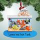 Kid with Aquarium - Personalized Christmas Ornament - Loves Tropical Fish - Salt Water - Freshwater - Great Gift Ideas