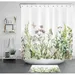 Refresh Your Bathroom with the Vibrant Spring Blossom Butterfly Shower Curtain