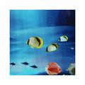 3D Aquarium Fish Tank Ocean Landscape Background Decoration Wallpaper Wall Art Mural for Living Room Bedroom Home Decor 100 x 30 cm