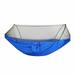 Camping Hammock Mosquito Net Portable Hammock with Net Single or Double Hammock Tent for Travel Camping Camping Accessories for Indoor Outdoor Hiking Backpacking Backyard Beachï¼ŒdarkBlue