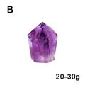 Natural Amethyst quartz Purple Crystal Point Wand Tower Obelisk Healing .FAST T5M3