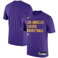 "T-shirt d'entraînement à manches courtes Nike des Lakers de Los Angeles - Hommes - Homme Taille: M"