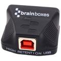 BRAINBOXES US-720 1 Port Industrial RS-422/485 USB-C to Serial Adapter