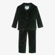 Beatrice & George Boys Green Cotton Velvet Suit