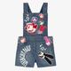 Givenchy Girls Blue Denim Disney Short Dungarees