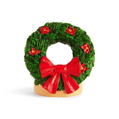 Mini Holiday Wreath, Small, Multi-Color