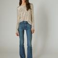 Lucky Brand High Rise Stevie Flare - Women's Pants Denim Flare Flared Jeans in Gemini, Size 26 x 32