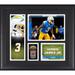 Derwin James Los Angeles Chargers Framed 15" x 17" Player Collage with a Piece of Game-Used Football