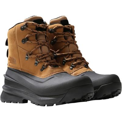 Winterstiefel THE NORTH FACE "M CHILKAT V LACE WP UTILITY", Damen, Gr. 43, braun (schwarz, braun), Leder, Textil, sportl