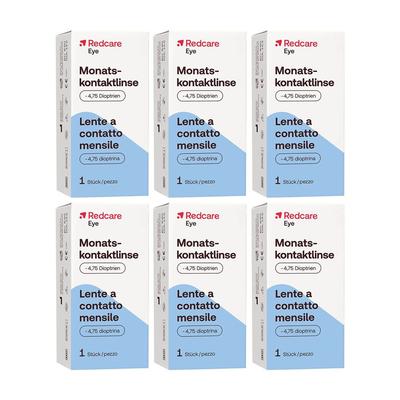 Redcare Monatslinse -4,75 6er-Pack 6x1 St Kontaktlinsen Image