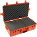 Pelican Used 1605AirWF Hard Carry Case with Foam Insert (Orange) 016050-0001-150